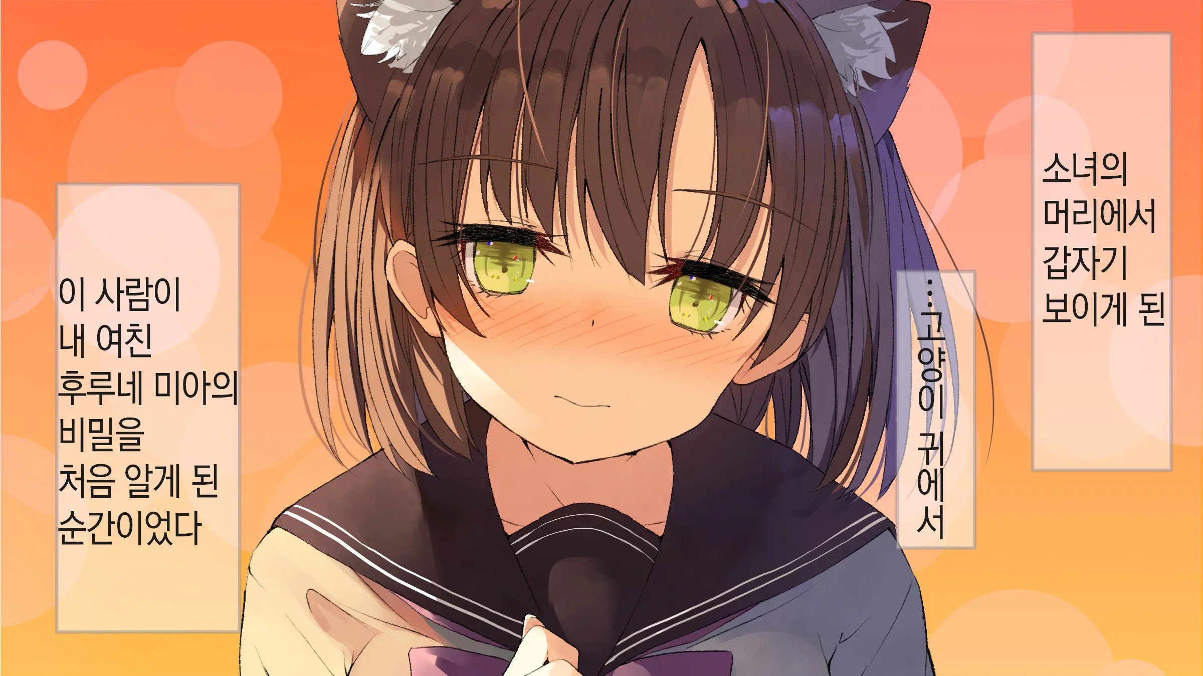 Ore No Kanojo Ni Wa Nekomimi Ga Haeteiru | 나의 여친에겐 고양이 귀가 나 있다